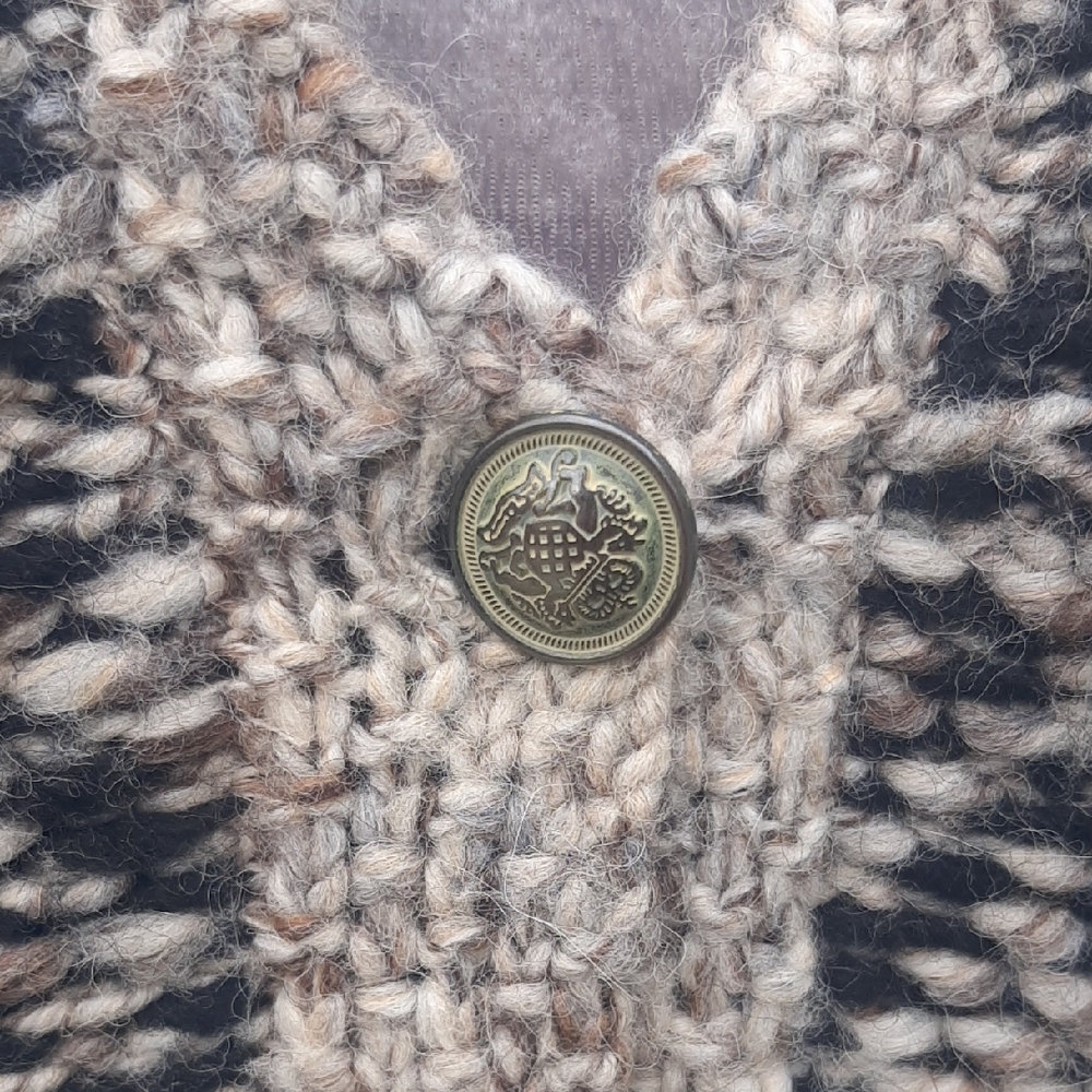 Wilfred🤎FREE Black/Chocolate/Taupe Cream Knit MADE FROM ITALIAN YARN Sz S - Picture 3 of 10